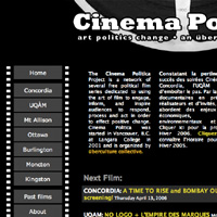 CinemaPolitica site
